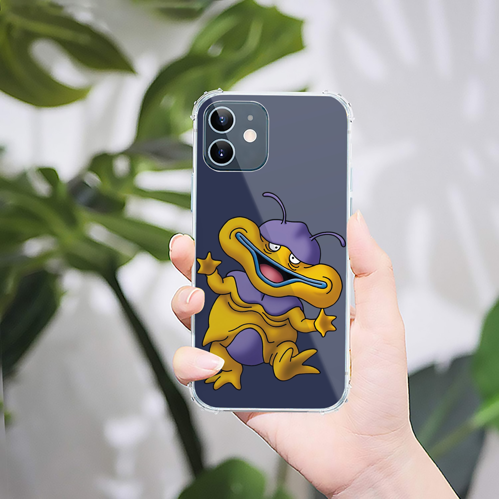 （画像用） ドラゴンクエスト Doragon Kuesuto Dragon Quest 【iPhone 12シリーズ対応】透明スマホケース（クリアソフトケース）